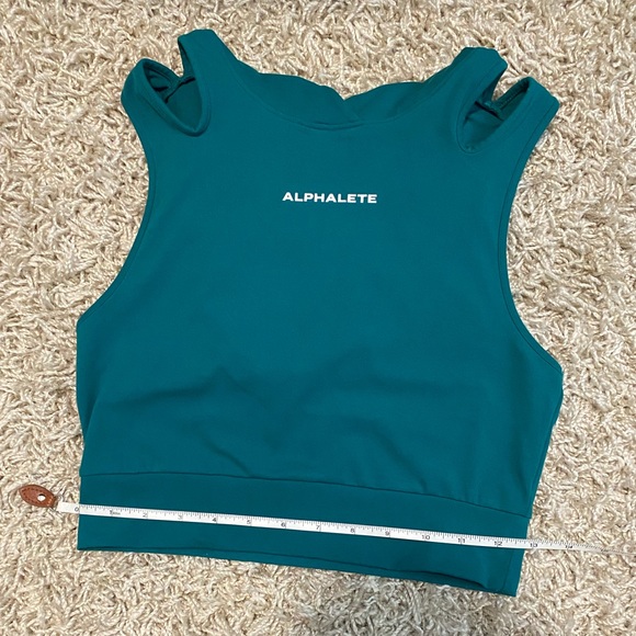 Alphalete Teal Crop Top - Picture 6 of 8